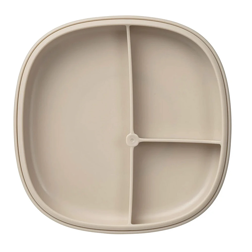 2-in-1 Suction Plate - Latte