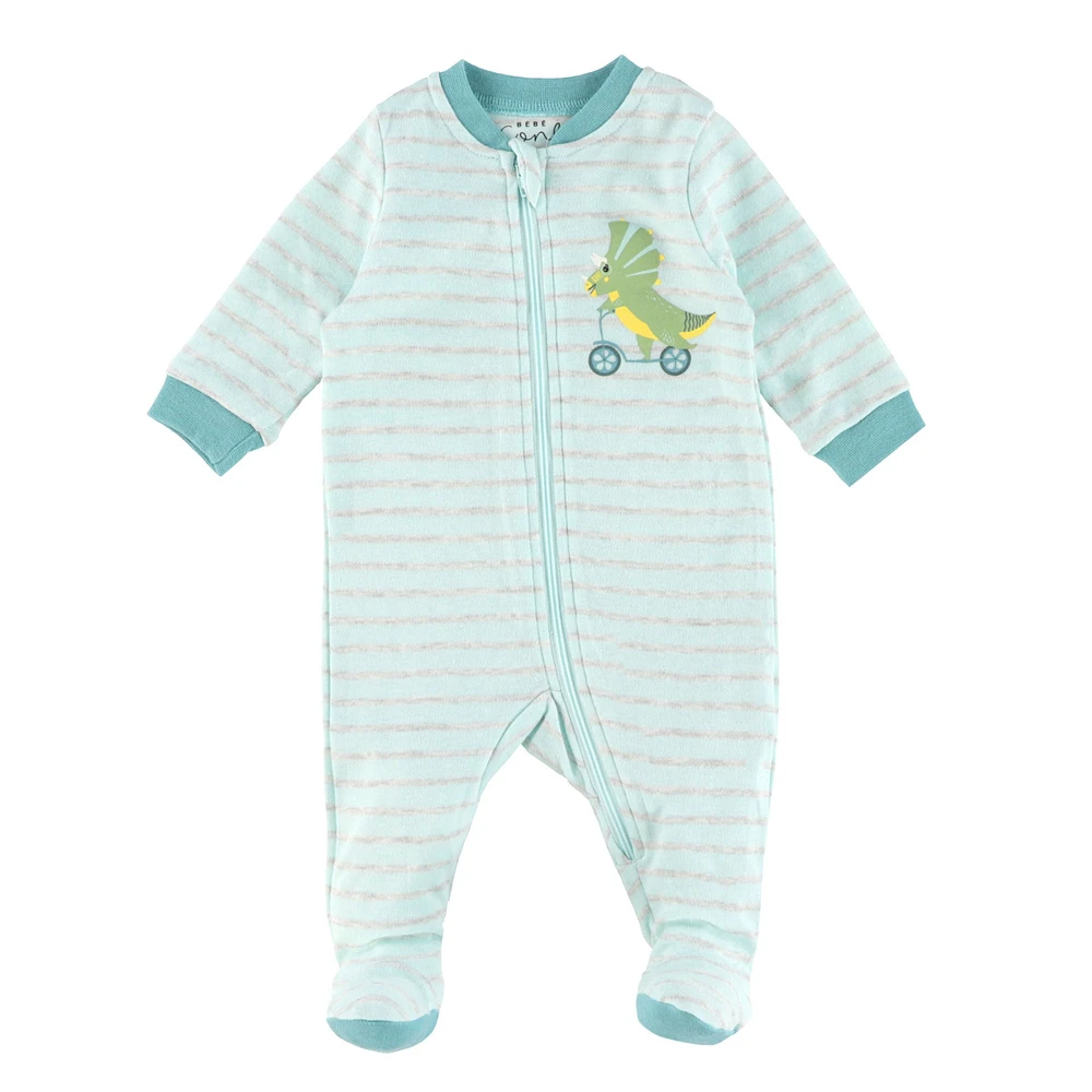 Dinos Striped Pajamas 0-30m