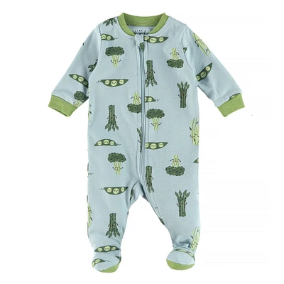 Veggies Peas Pajamas 0-30m