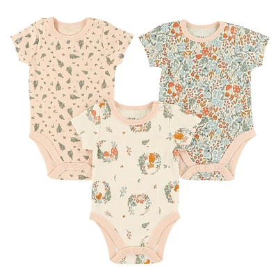 Foxes 3pc Set Bodysuits 0-30m