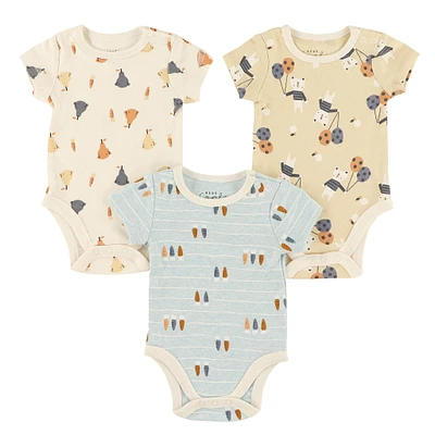 Garden 3pc Set Bodysuits 0-30m