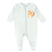 Pyjama Rayé Castor 0-30mois