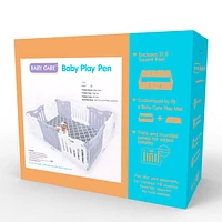 BabyCare FunZone Playpen - White / Grey