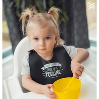 Bavoir en Silicone - Noir Poutine