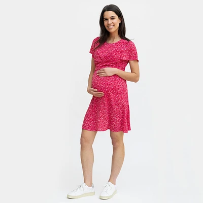 Robe Fleurs Fuchsia