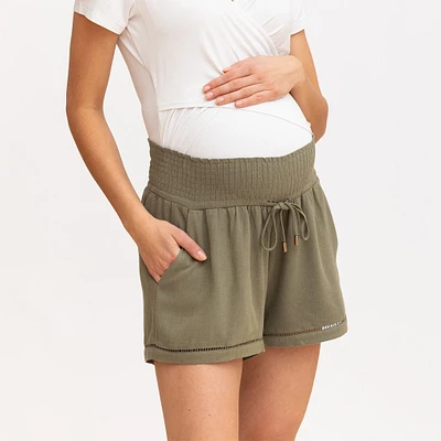 Short Mélange Lin Sauge