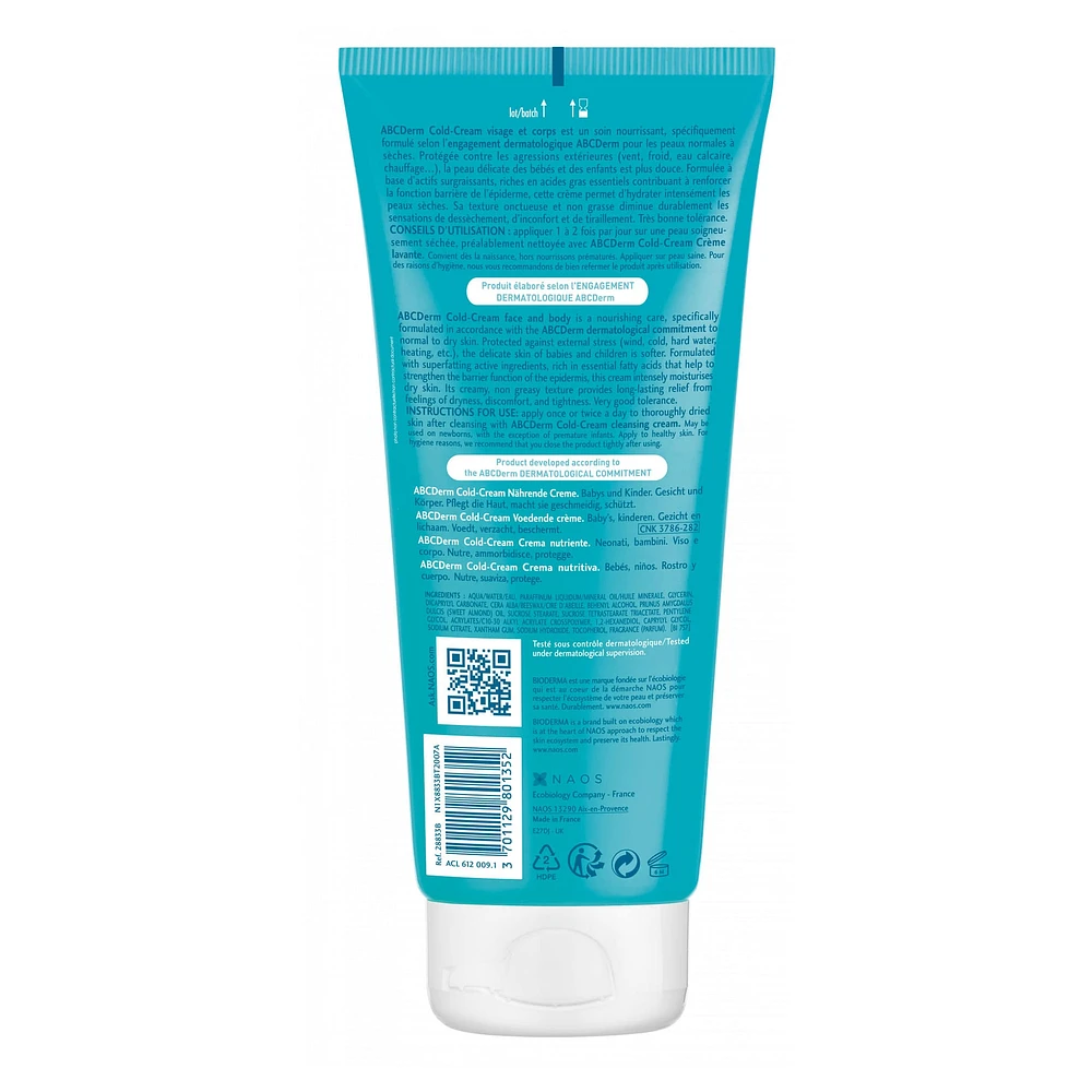 ABCDerme Cold Cream Visage Corps