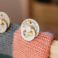 Pacifier Bibs 0-6m Set of 2 - Strawberry  (Size 1) (Clement Exclusive)