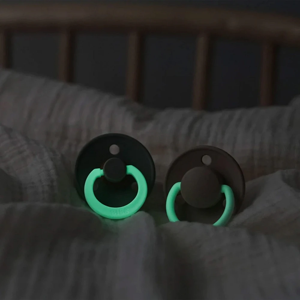 Pacifier Bibs 0-6m Set of 2 - Glow Sage (Size 1)