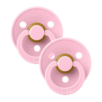 Pacifier Bibs 0-6m Set of 2 - Pink (Size 1)