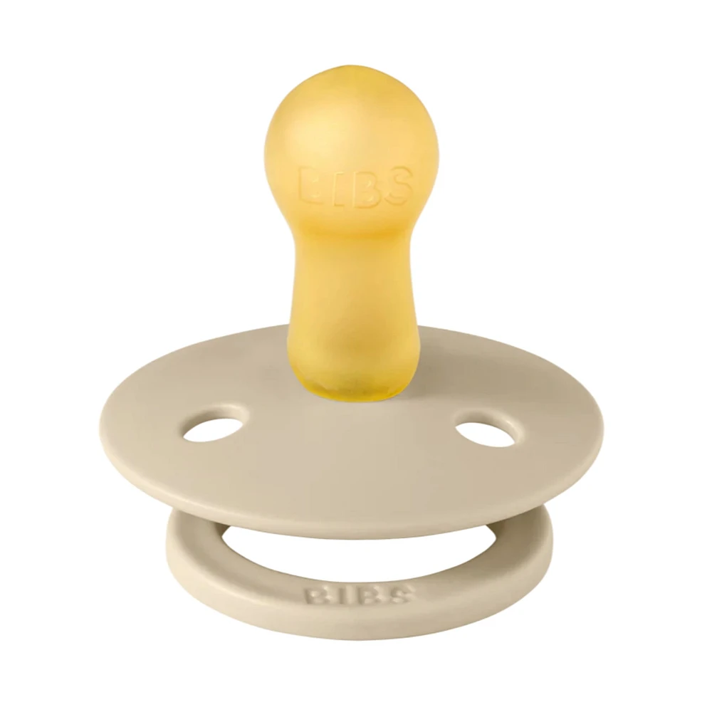 Pacifier Bibs 0-6m Set of 2 - Vanilla/Pine (Size 1)