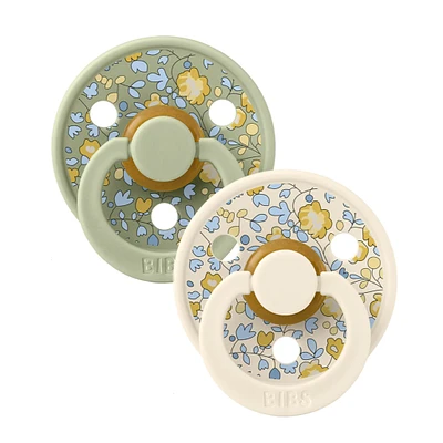 LIBERTY Pacifier Bibs 6-18m Set of 2 - Sage (Size 2)