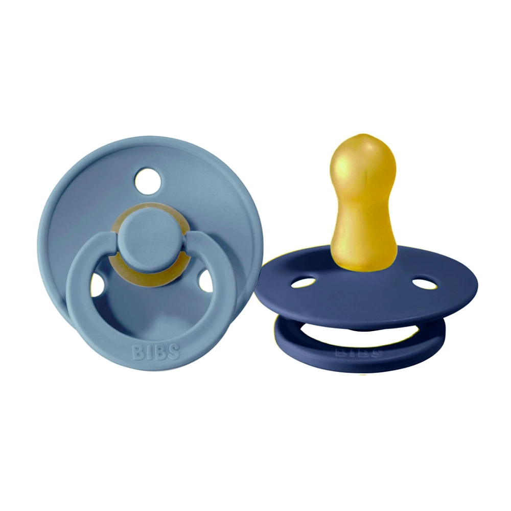 Pacifier Bibs 6-18m Set of 2 - Deep Space / Petrol (Size 2)