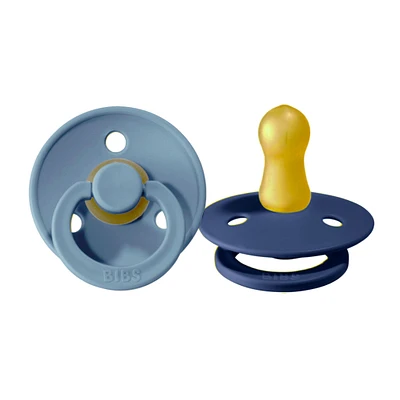 Pacifier Bibs 6-18m Set of 2 - Deep Space / Petrol (Size 2)