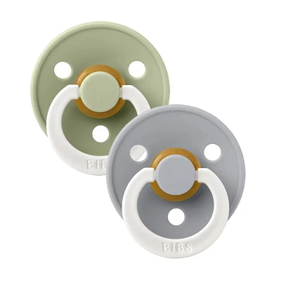 Suce Bibs 6-18mois Paquet de 2 - Glow Sauge (Grandeur 2)