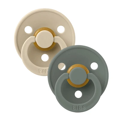 Suce Bibs 6-18mois Paquet de 2 - Vanille / Pin (Grandeur 2)