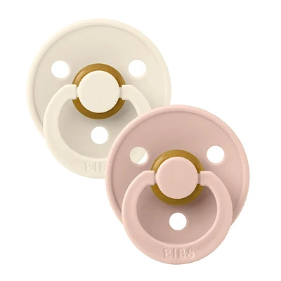 Suce Bibs 18-36mois Paquet de 2 - Ivoire / Blush (Grandeur 3)