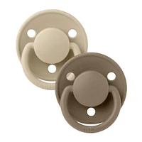 Pacifier Bibs De Lux 0-36mois - Vanille/Oat