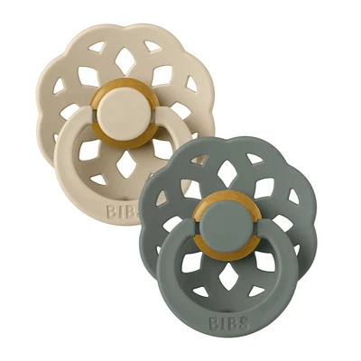 Suce Boheme 0-6m Paquet de 2 - Vanille / Pin (Grandeur 1)