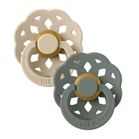 Suce Boheme 0-6m Paquet de 2 - Vanille / Pin (Grandeur 1)