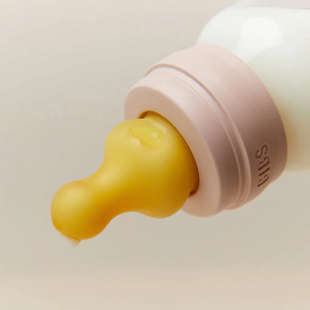 BIBS Bottle Nipple Latex 2-Pack - Medium Flow