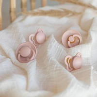 BIBS Try-It Collection Symmetrical Pacifier (4) 0-6m - Blush (Size 1)