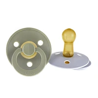Pacifier Bibs 6-18m Set of 2 - Sage / Cloud (Size 2)