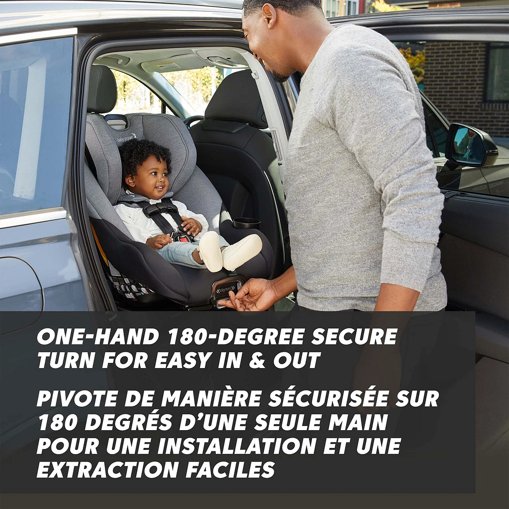 Siège d'Auto City Turn™ Rotating Convertible 4-65lb - Onyx Noir