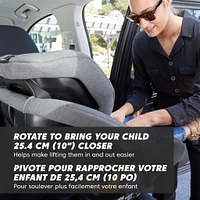 Siège d'Auto City Turn™ Rotating Convertible 4-65lb - Onyx Noir