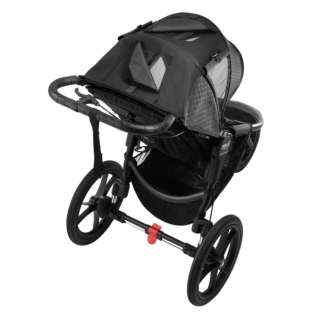 Summit X3 Stroller - Midnight Black 