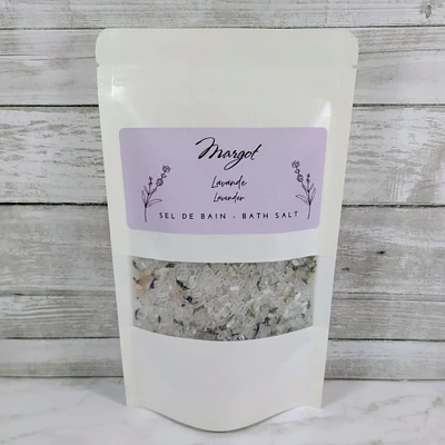 Bath Salt and Flower-Lavender