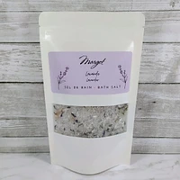 Bath Salt and Flower-Lavender