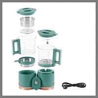 NutriBaby Glass 4-in-1 Food Processor - Green Forest