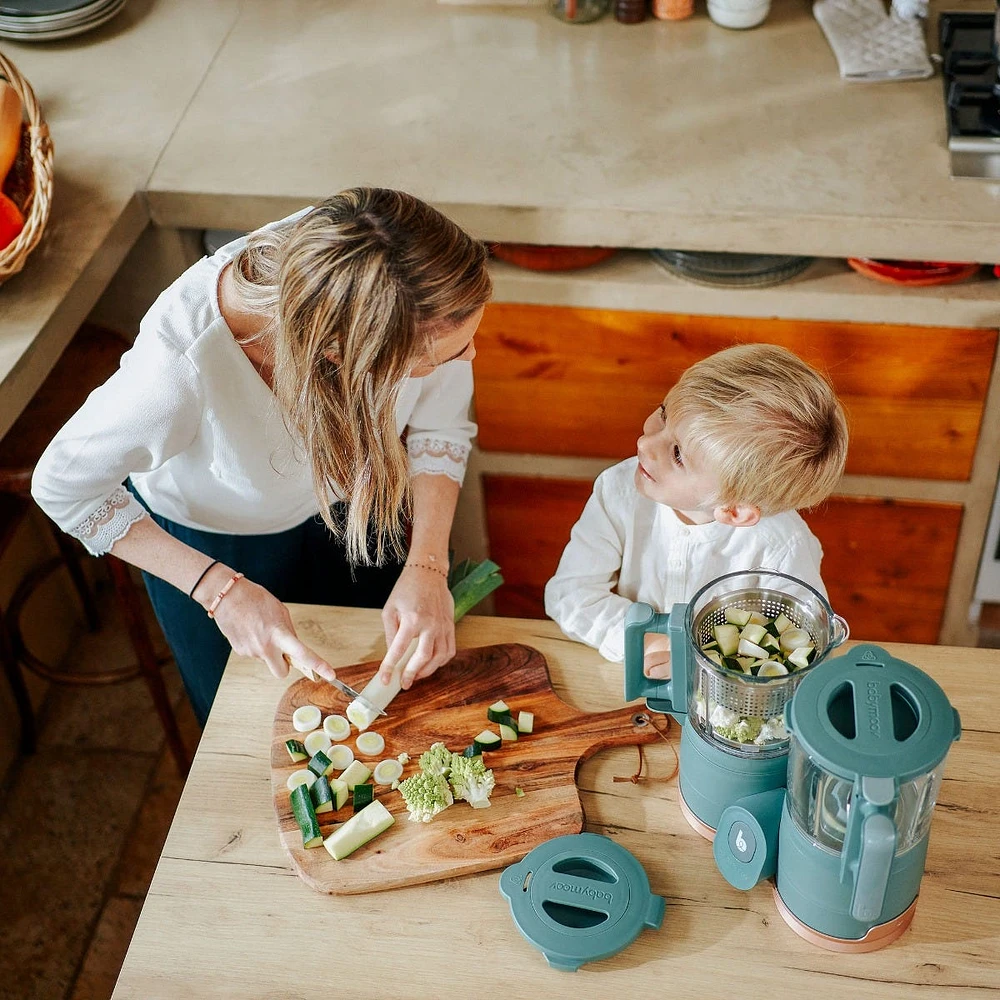 NutriBaby Glass 4-in-1 Food Processor - Green Forest