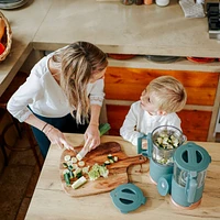 NutriBaby Glass 4-in-1 Food Processor - Green Forest