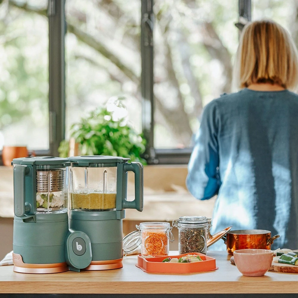 NutriBaby Glass 4-in-1 Food Processor - Green Forest