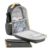 Pyla Diapers Backpack - Smokey Grey