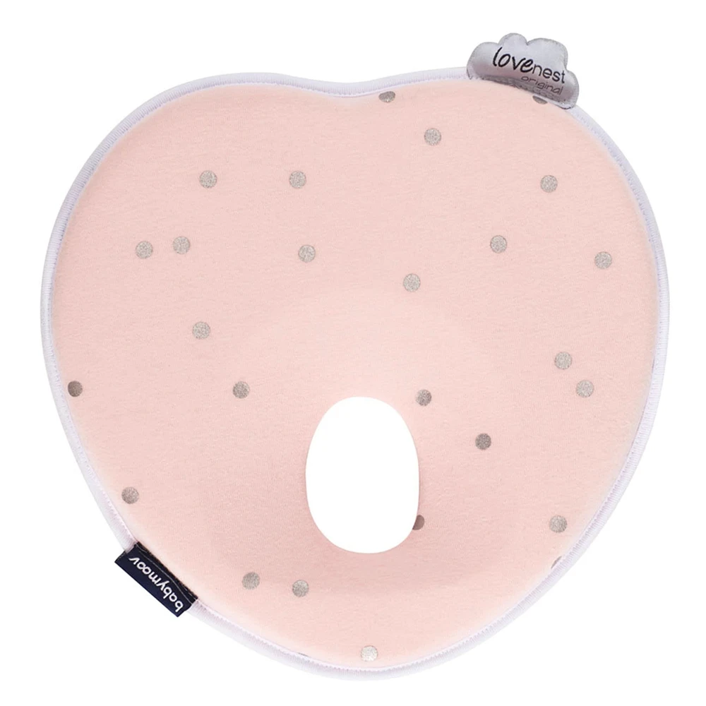 Coussin de Support Ergonomique Coeur - Rose
