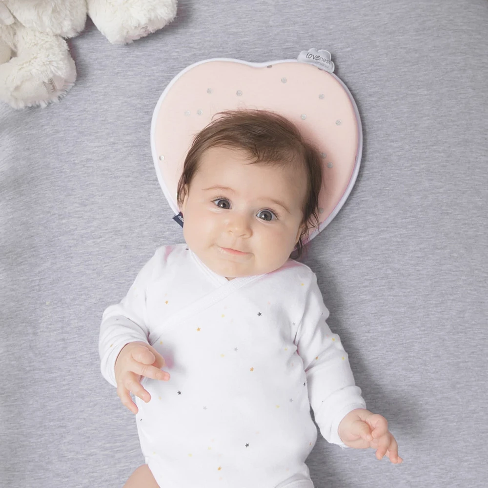 Coussin de Support Ergonomique Coeur - Rose