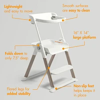 Pivot Toddler Tower - White