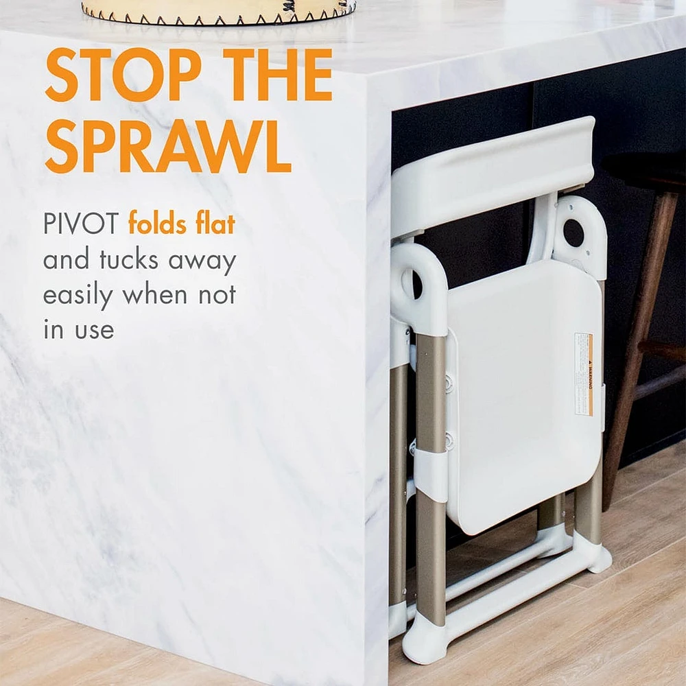 Pivot Toddler Tower - White