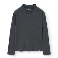 Rebel Black Long Sleeves T-Shirt 4-10y