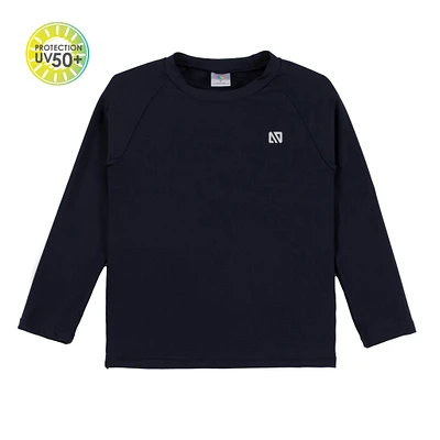 T-Shirt Maillot UV Manches Longues Uni 12-24mois