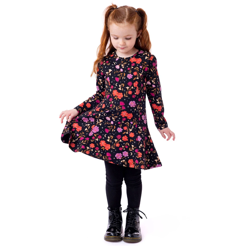 Robe Fleurs Étoile 2-12ans