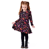 Robe Fleurs Étoile 2-12ans