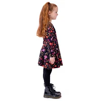 Robe Fleurs Étoile 2-12ans