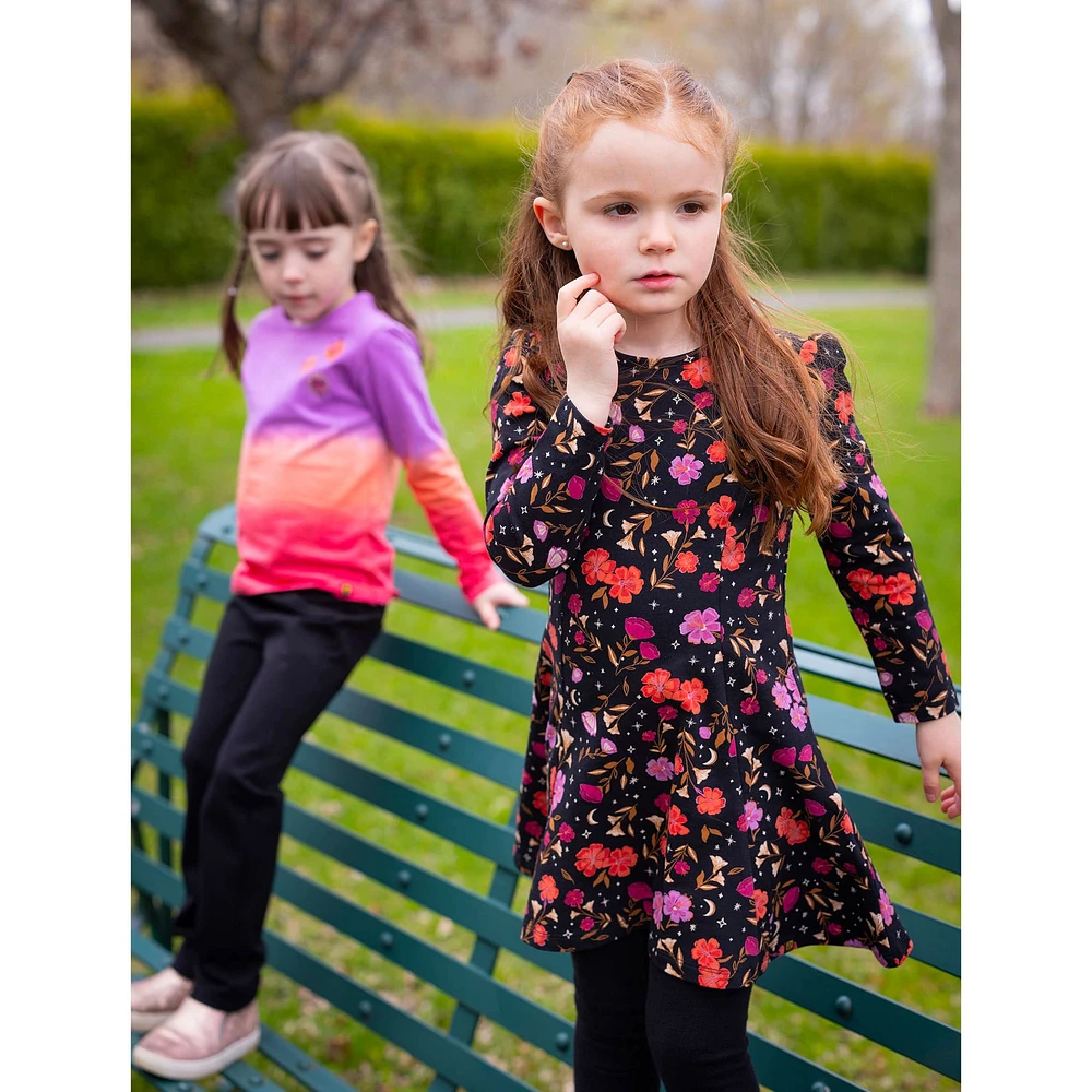 Robe Fleurs Étoile 2-12ans