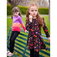 Robe Fleurs Étoile 2-12ans