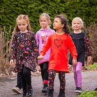 Robe Fleurs Étoile 2-12ans