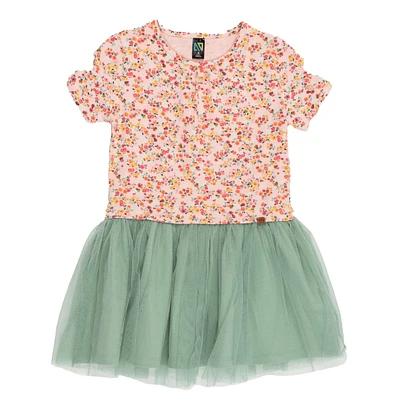 Ladybug Flower Dress 2-12y